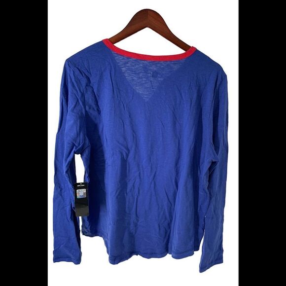 NFL Women's Long Sleeve V-Neck Tee Giants - Regular - Picture 2 of 2